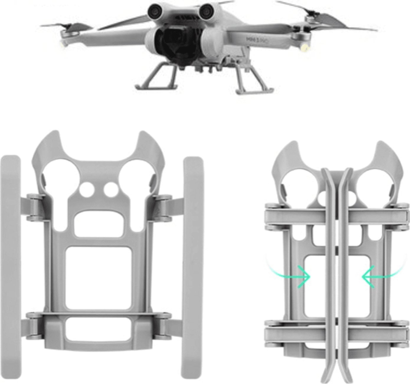BRDRC Sanki Nóżki Podwozie do Lądowania DJI Mini 3 PRO
