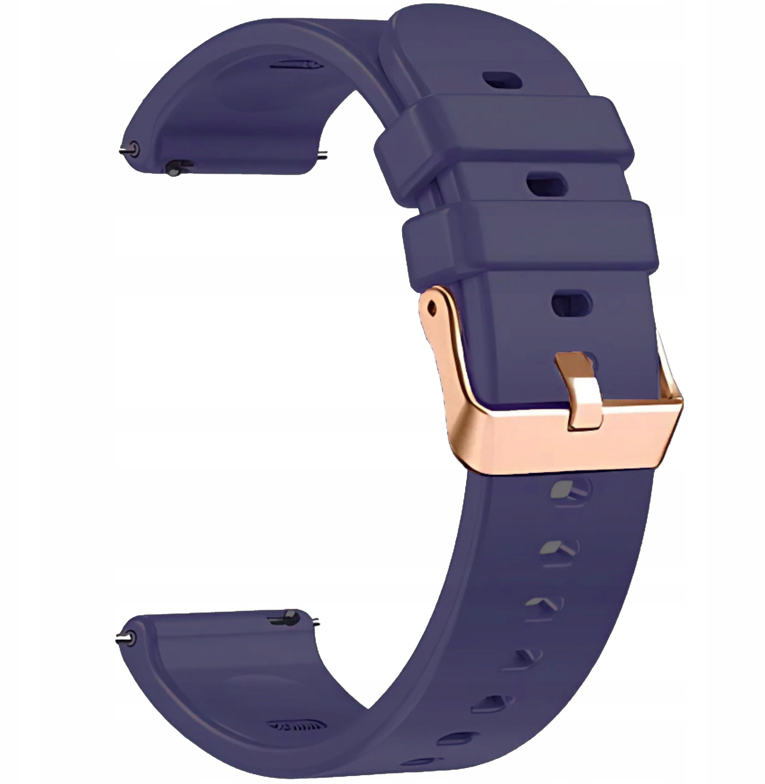 PASEK SILIKONOWY DO SMARTWATCHA ZEGARKA GRANATOWY 20 MM UNIWERSLANY