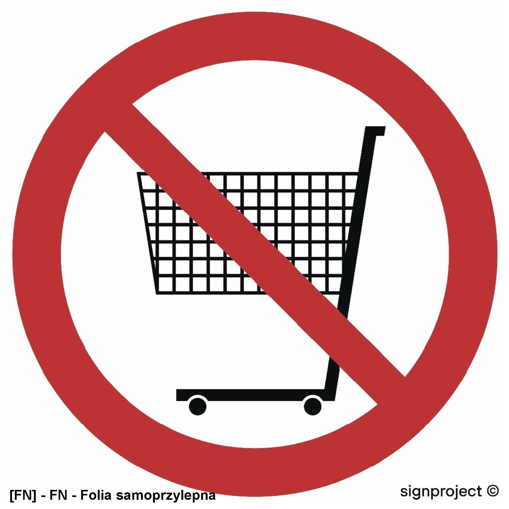 NC040 - Zakaz wchodzenia z wózkiem 400x400