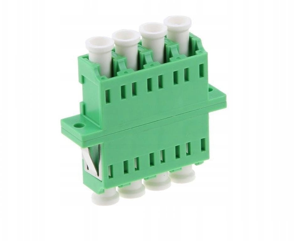 Adapter światłowodowy SM LC/APC Quad LCQUADGREEN