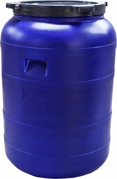 Beczka plastikowa okrągła 200 l niebieska