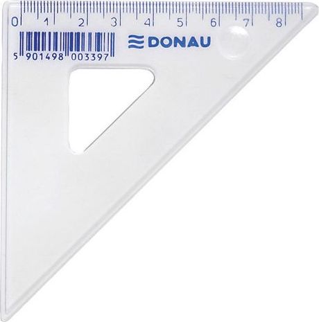 Staples Ekierka 8,5cm 45 stopni