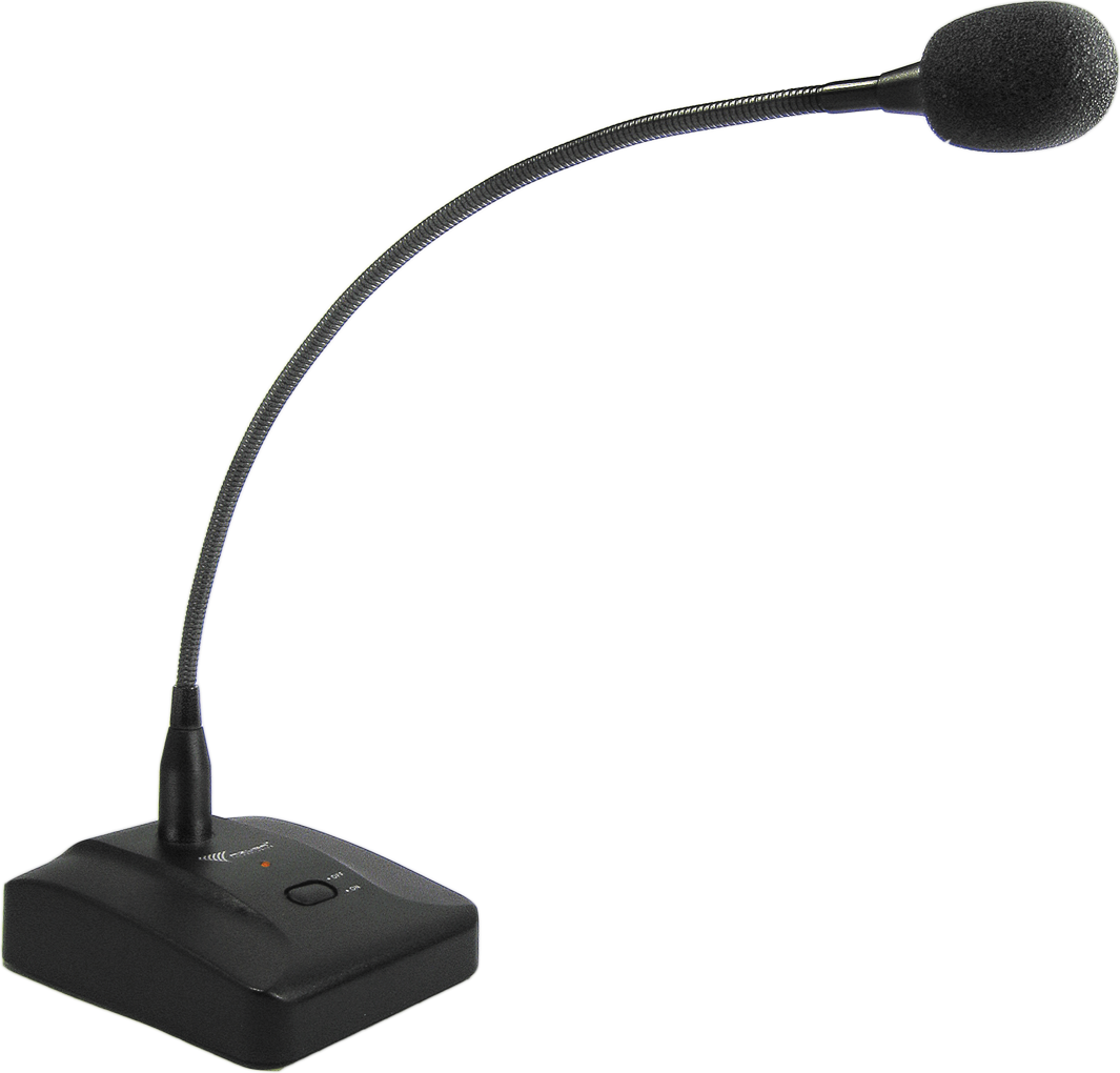 Mikrofon Azusa MH-35A Giętka Szyjka 42 cm Czarny (MIK2042)