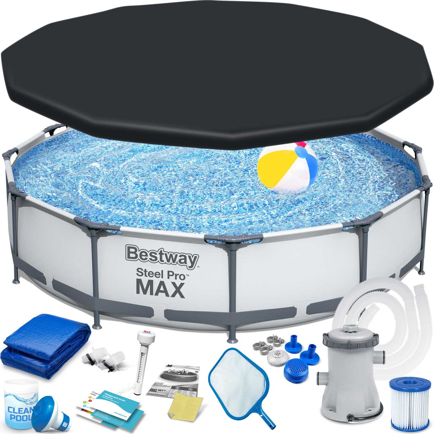 Bestway Basen stelażowy Steel Pro Max 366cm 16w1 (56416)