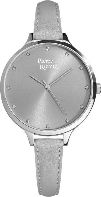 Zegarek Pierre Ricaud Zegarek damski Pierre Ricaud P22002.5G47Q CYRKONIE szary