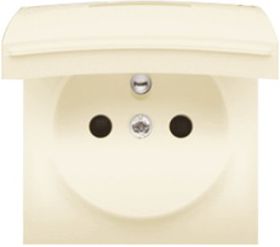 Kontakt-Simon Pokrywa gniazda do wersji IP44 z przesłonami z klapką kremowa (DGZ1BUZP/41)