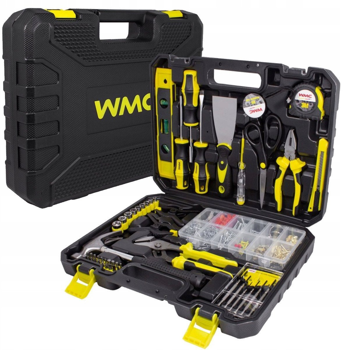 ZESTAW NARZĘDZI WALIZKA NARZĘDZIOWA 1/4" 650 EL.