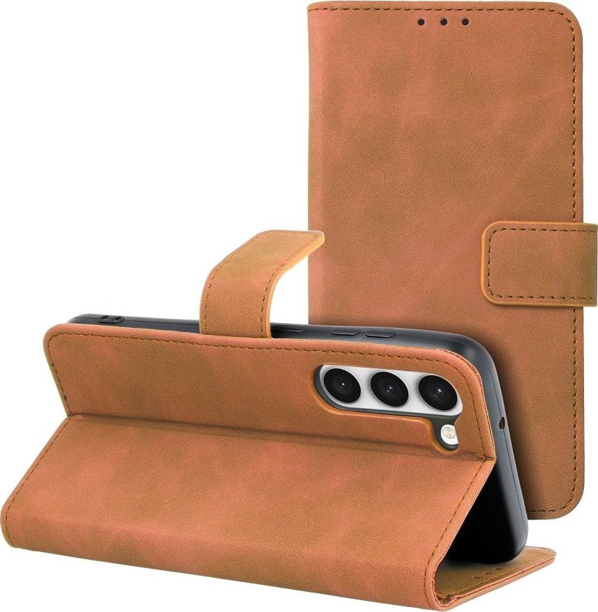 OEM Kabura TENDER Book do SAMSUNG Galaxy S23 brązowy