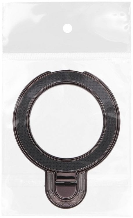 Stojak na telefon CIRCLE - naklejany - czarny