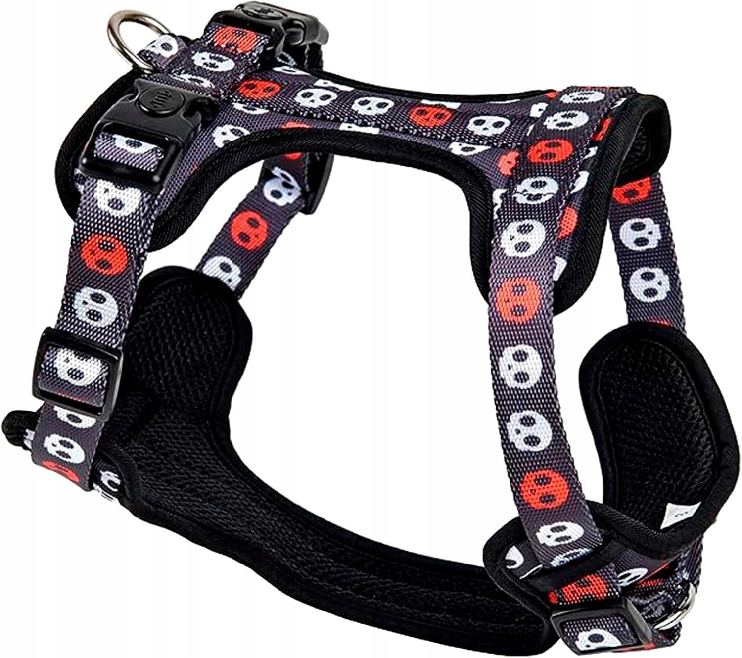 Zestaw, szelki+smycz, dla psa/kota, różowe, poliester/bawełna, dł. smyczy 1,2m, rozmiar S