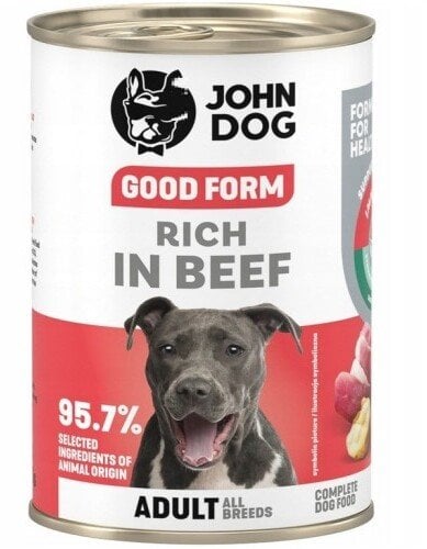 John Dog GOOD FORM DOROSŁY WOŁOWINĘ KARMA 400g
