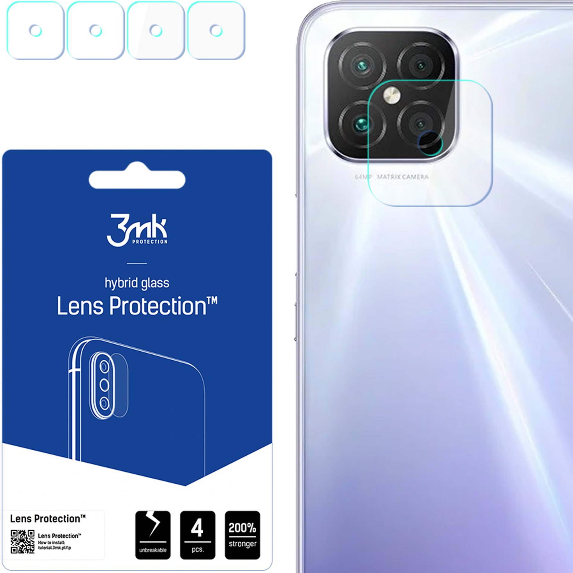 HONOR PLAY 5 5G - 3MK LENS PROTECTION