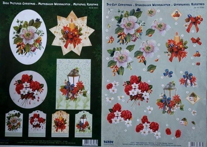 Zestaw 2 arkuszy A4 3D sztancowane