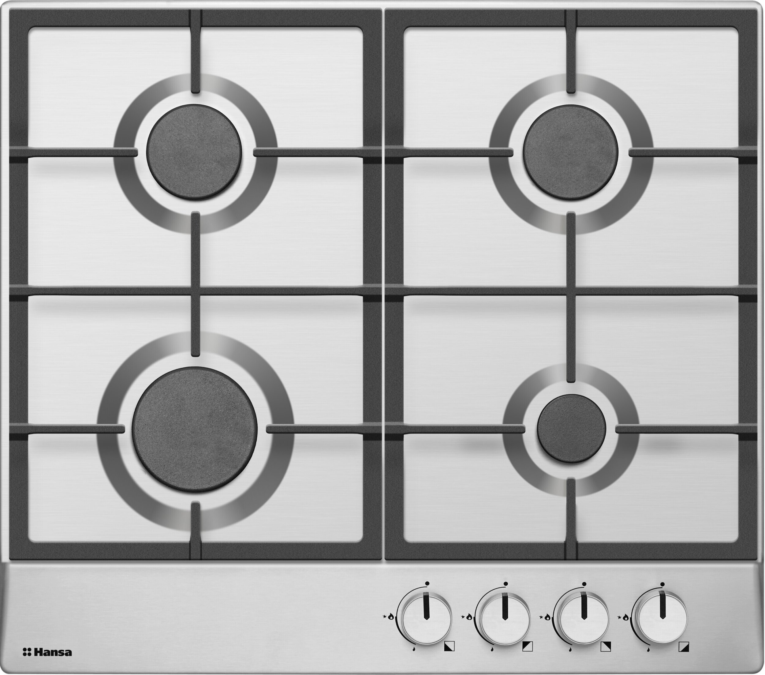 Hansa gāzes plīts virsma
