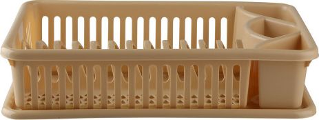 SUSZARKA DO NACZYŃ PROSTOKĄTNA FOL.43X27X9,5CM BEŻ