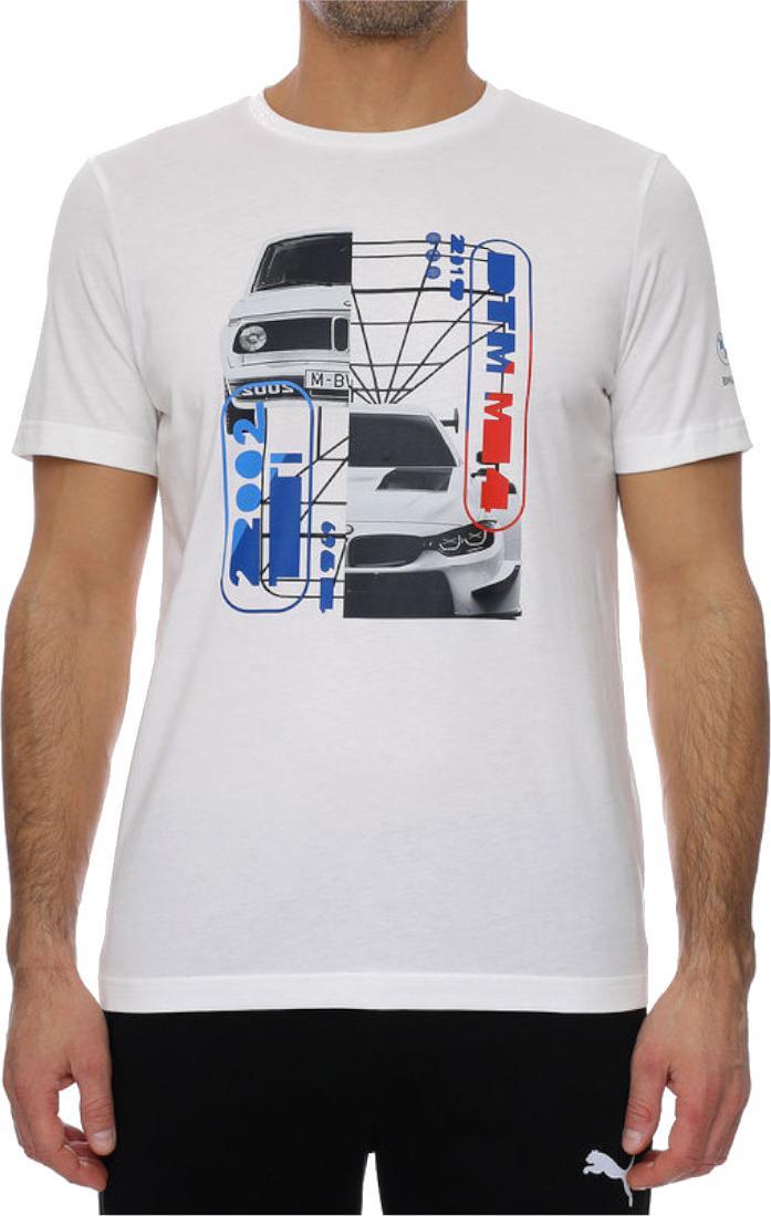Puma Puma BMW Motorsport Graphic Tee 531194-02 białe S