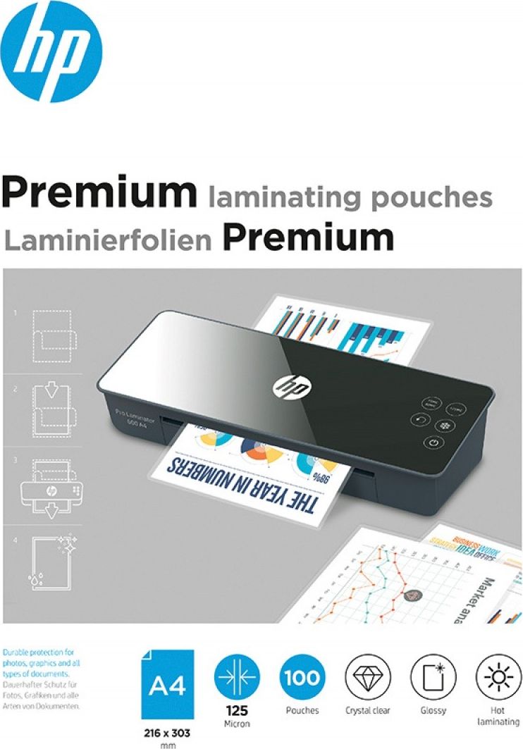 HP HP Laminierfolie A4 125mic 100er