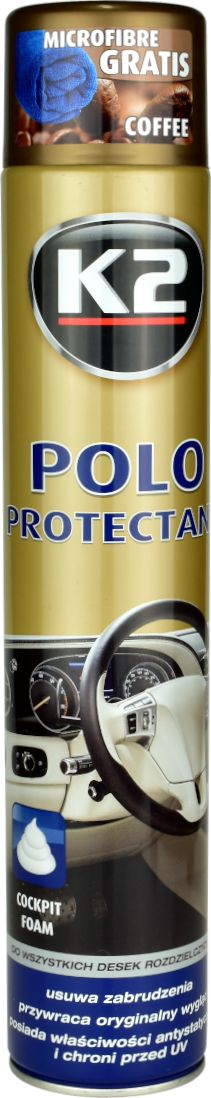 K2 Kokpit nabłyszczający K2 Polo Cockpit spray - Kawa 750ml uniwersalny