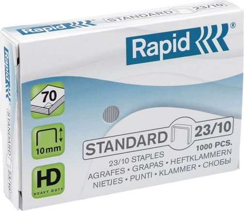 Staples RAPID Zszywki 23/10, opakowanie 1000 sztuk