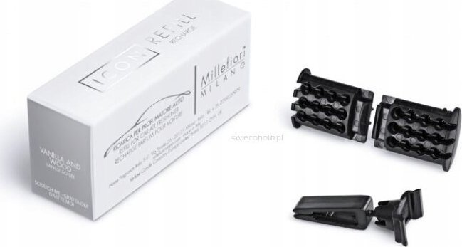 Dyfuzor zapachowy Millefiori Millefiori Milano Car Icon Vanilla & Wood - uzupełniacz 1szt.