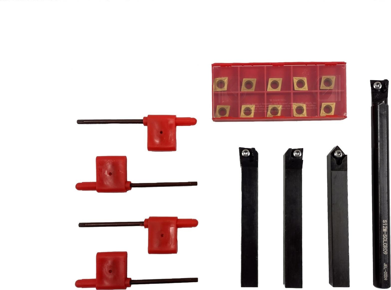 Silver NOŻE TOKARSKIE SKŁADANE Z WYMIENNĄ PŁYTKĄ 12mm 18szt./SILVER