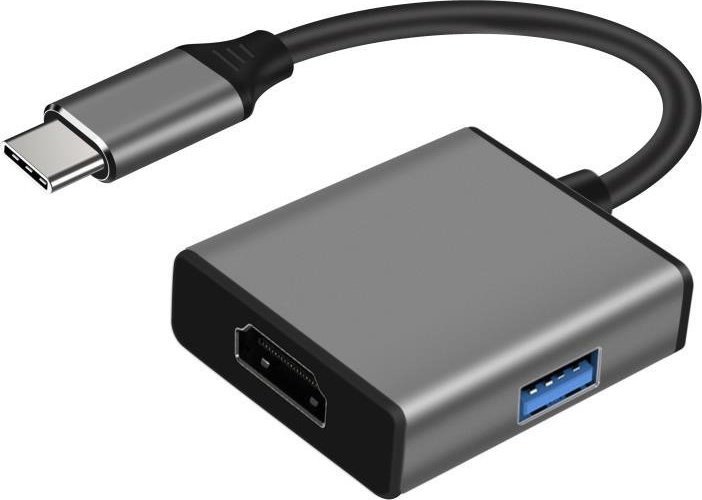 HUB USB Art HUB adapter USB-C na HDMI 4K 30Hz + USB 3.0