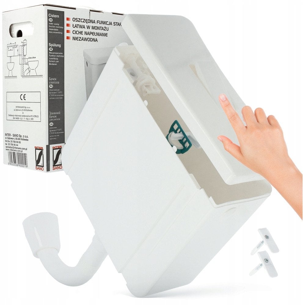 DOLNOPLUK Z PRZYCISKIEM M-99 BIALY