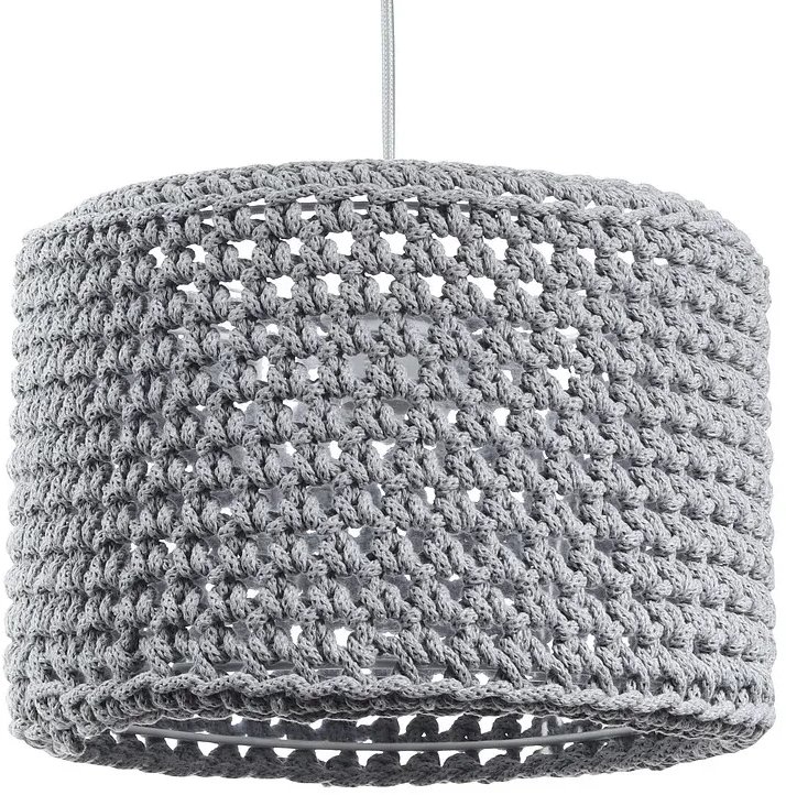 Lampa wisząca COTTON 25 szara BPS KONCEPT