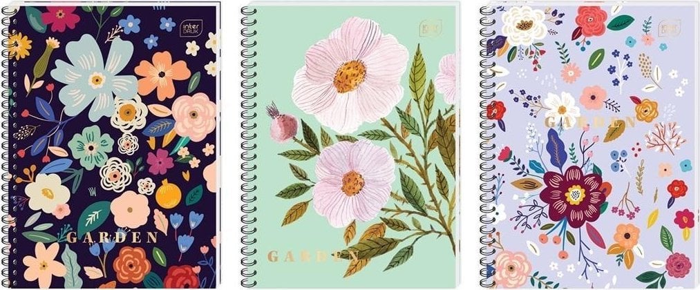 Kołozeszyt B5/100K kratka HS Garden (5szt)