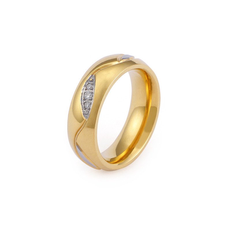 PIĘKNA PIERŚCIONEK OBRĄCZKA CYRKONIE 316L r.22