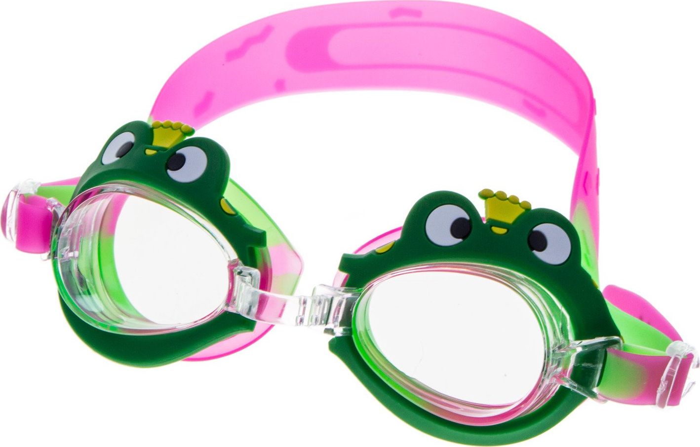 Speedo Okulary do pływania Vivo Junior B-0123 zielono-różowe Uniwersalny