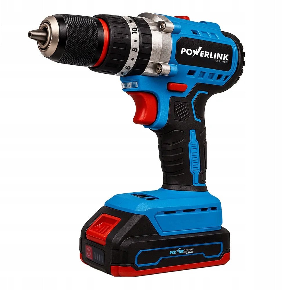 EXTRALINK POWERLINK AKUMULATOROWA WKRETARKA PWL-CD1003C 13MM 20V 2X1,5AH
