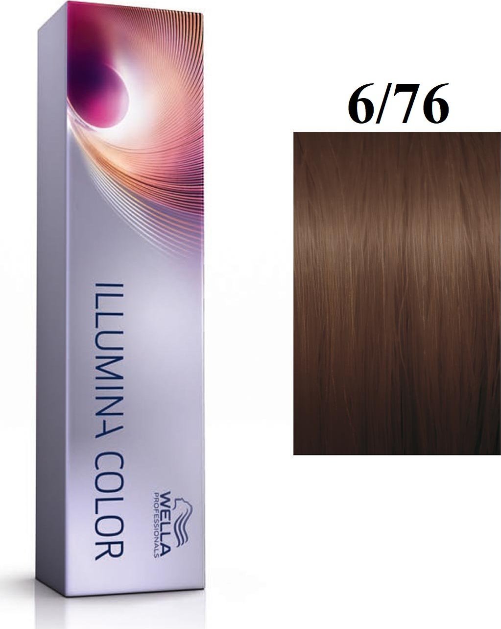 Wella Professionals Wella Professionals, Illumina Color, Permanent Hair Dye, 6/76 Dark Blonde Violet Chestnut, 60 ml For Women