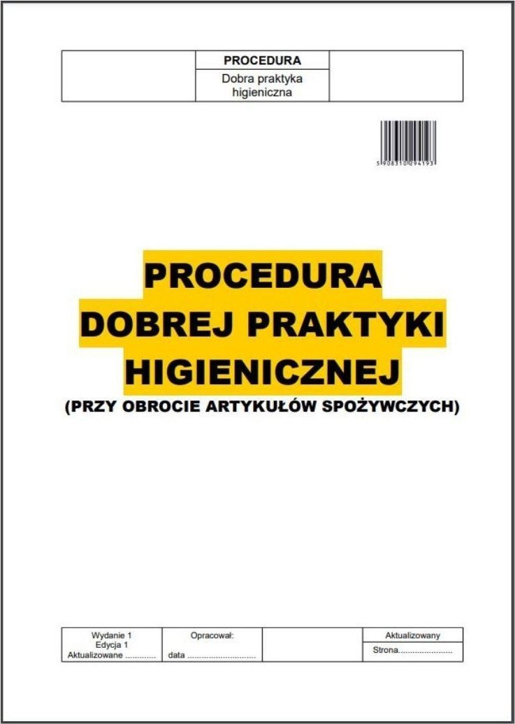 StudioCen Dobra praktyka higieny -Obrót art. spożywczych