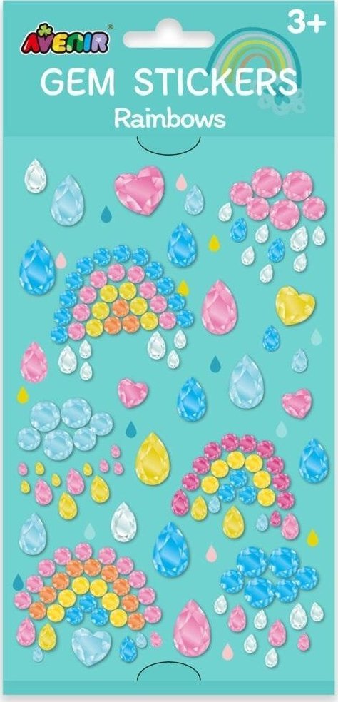 Naklejki klejnoty - Tęcza