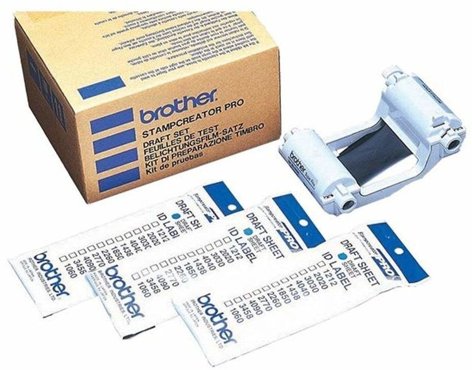 Zestaw do maszyny stemplującej Brother Czarny