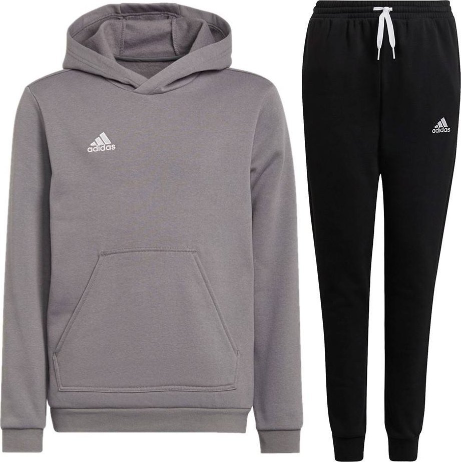 Adidas Dres dziecięcy Adidas Entrada 22 komplet szary + czarny