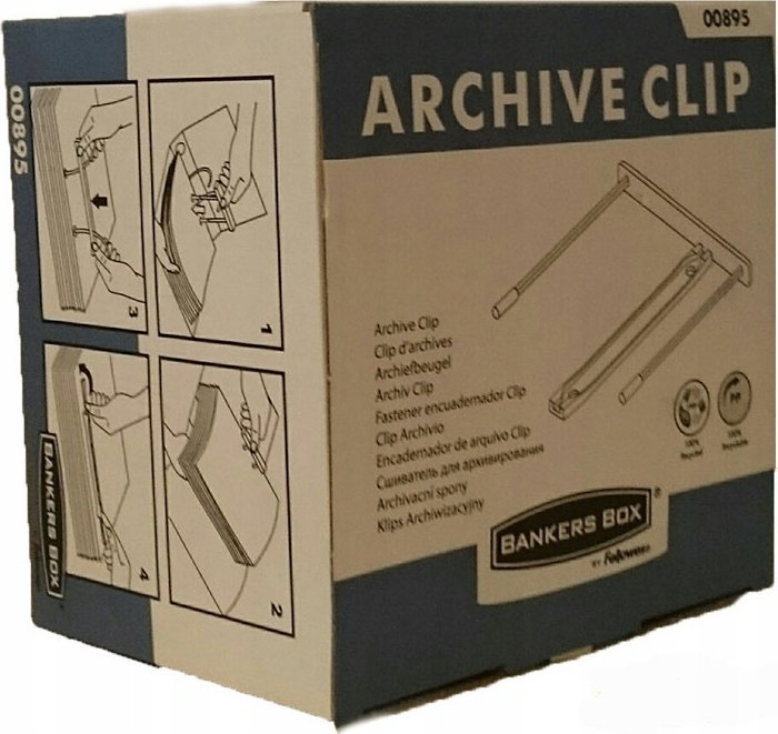 Fellowes Fellowes klipsy archiwizacyjne 100 sztuk