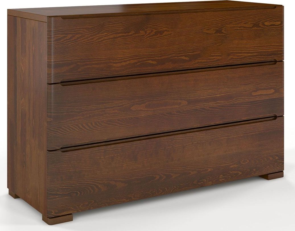 Elior Komoda drewniana 3 szuflady Ventos 2S - Orzech