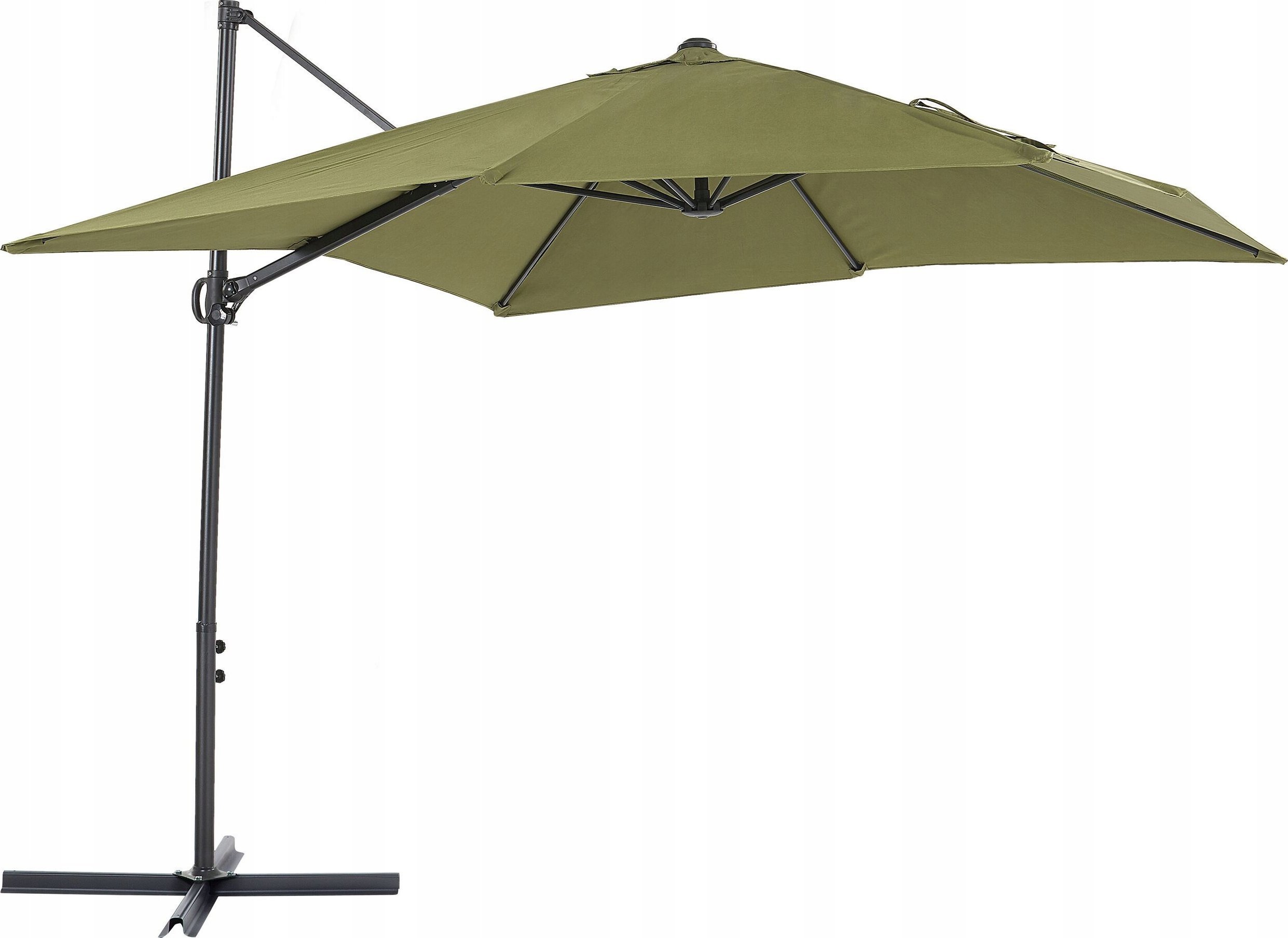 Beliani Parasol ogrodowy 245 x 245 cm zielony MONZA II!