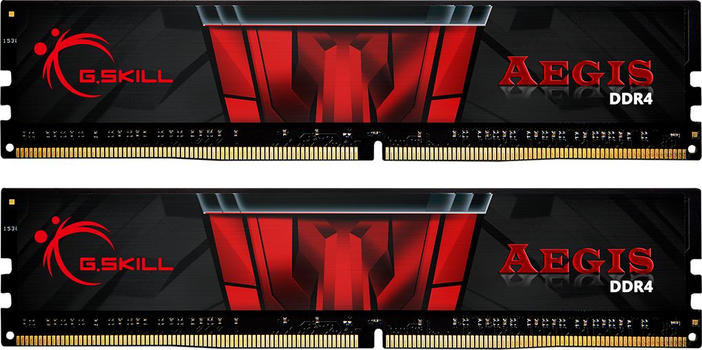 Pamięć G.Skill Aegis, DDR4, 16 GB, 2400MHz, CL17 (F4-2400C17D-16GIS)