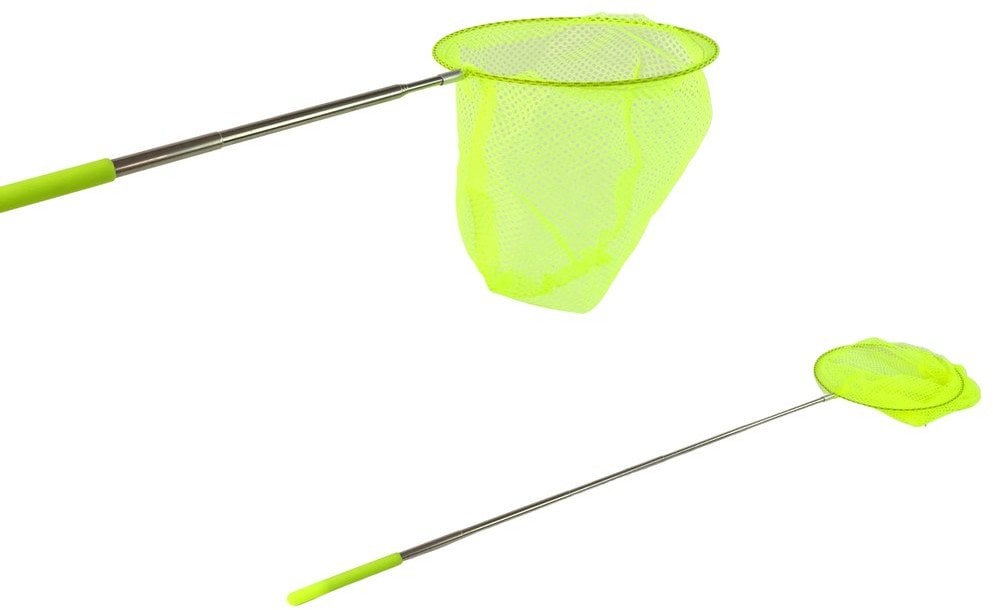 LeanToys Siatka Na Motyle Owady Składana Teleskopowa 85 cm Żółta