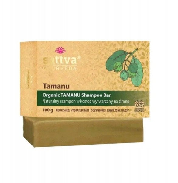SATTVA_Organiczny szampon w kostce Tamanu 100g