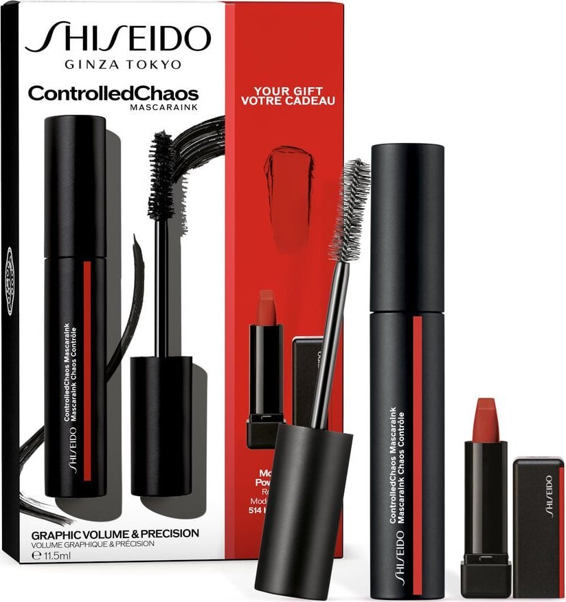 Shiseido SHISEIDO SET (MASCARAINK + MINI MODERN MATTE LIPSTICK)