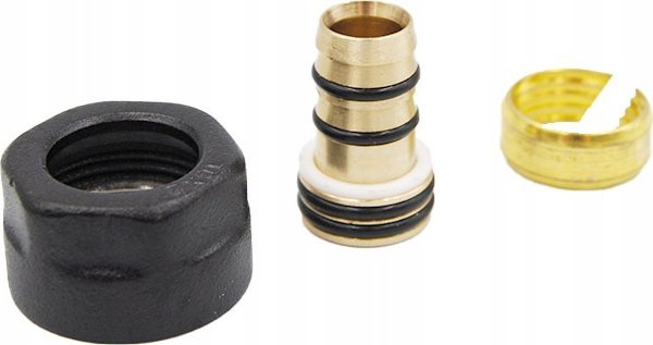 Varioterm Złączka zaciskowa PEX 16/2 x M22/1.5, czarny strukt.