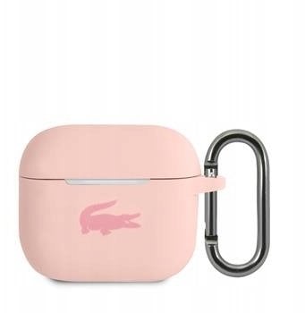 Lacoste Etui Lacoste do AirPods 3 cover różowy/ pink Silicone