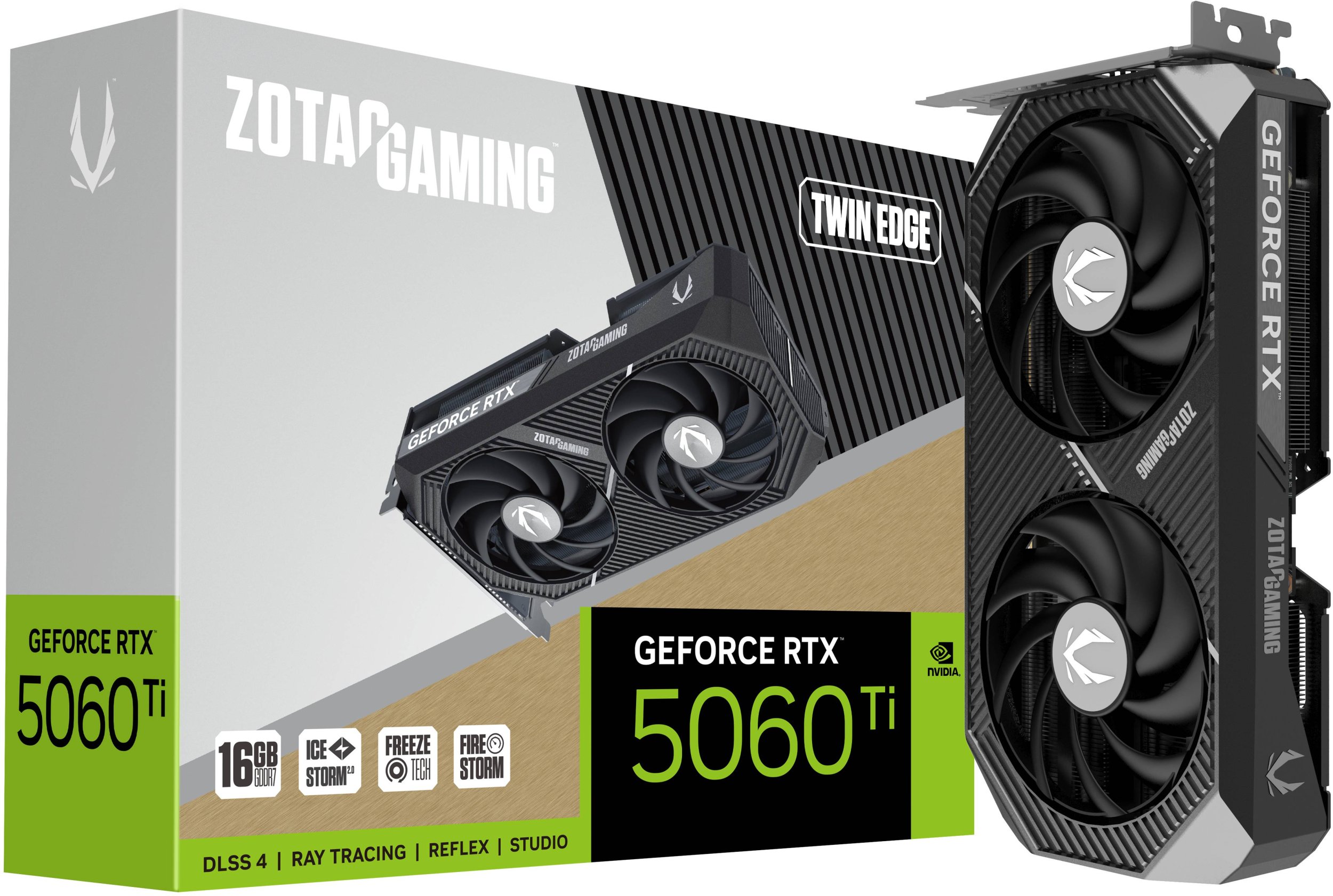 ZOTAC GAMING GeForce RTX 5060 Ti Twin Edge, 16384 MB GDDR7