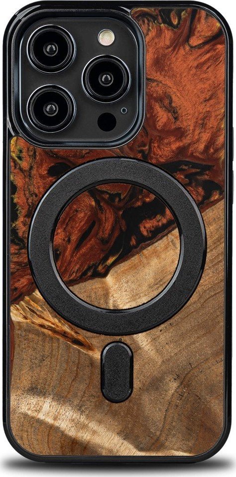 BeWood Etui Bewood Unique na iPhone 14 Pro - 4 Żywioły - Ogień z MagSafe