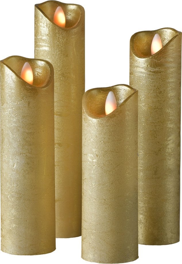 Dekoracja świąteczna Sompex Sompex Shine Led Candle, Set Of 4, Remote Controllable, Timer Function, Multi Led