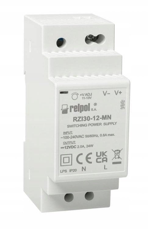 Zasilacz impulsowy modułowy 90-264 V AC 12 V DC 2A moc 24W 2617006 RZI30-12-MN
